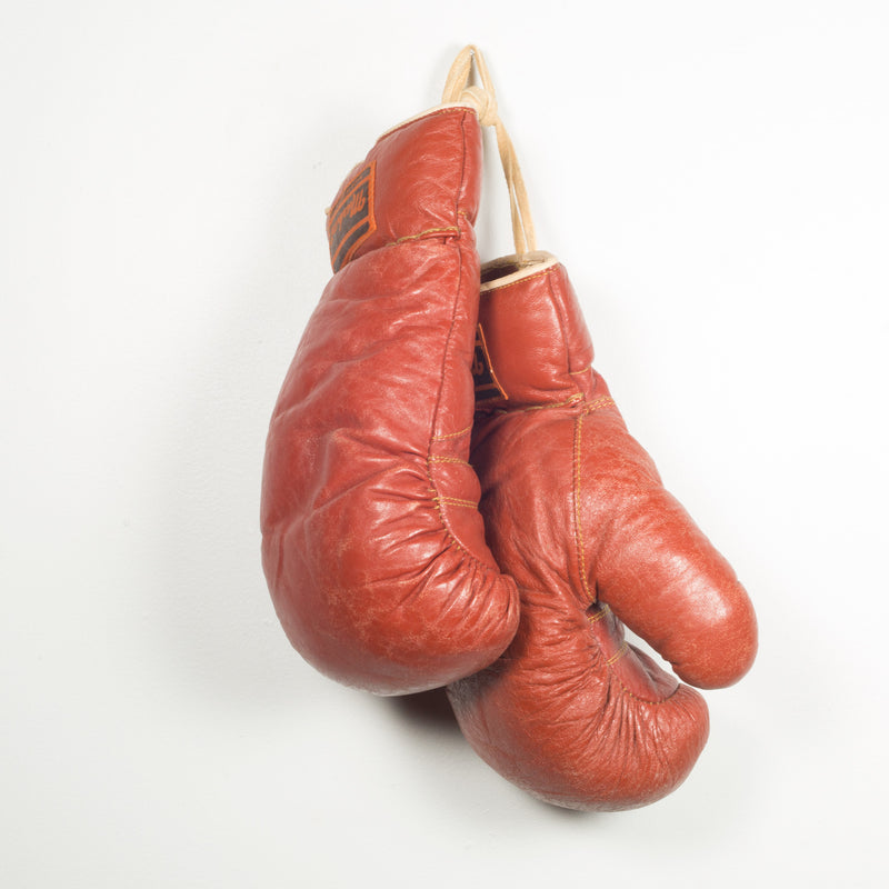Vintage Leather Boxing Gloves c.1950