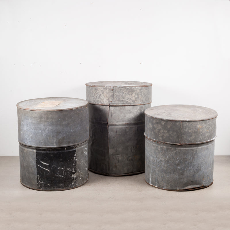 Antique Metal Movie Canisters c.1930