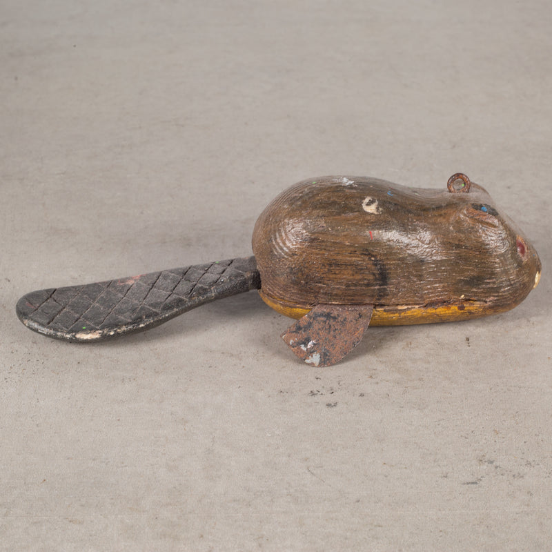 Mid-19th c. Wooden Beaver Ice Fishing Lures c.1850