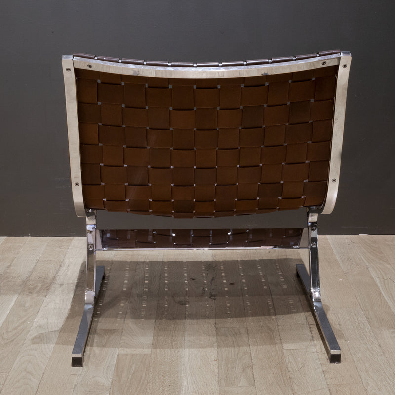 Mid-century Ross Littell for ICF de Padova Luar Leather Lounge Chair c.1960