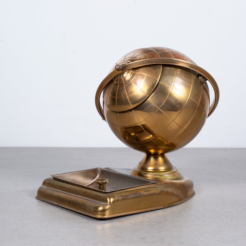 antique cigarette holder ashtray Mid-century Brass Globe Cigarette Holder and Ashtray/Coin Dish c.1960 antique cigarette holder ashtray Mid-century Brass Globe Cigarette Holder and Ashtray/Coin Dish c.1960