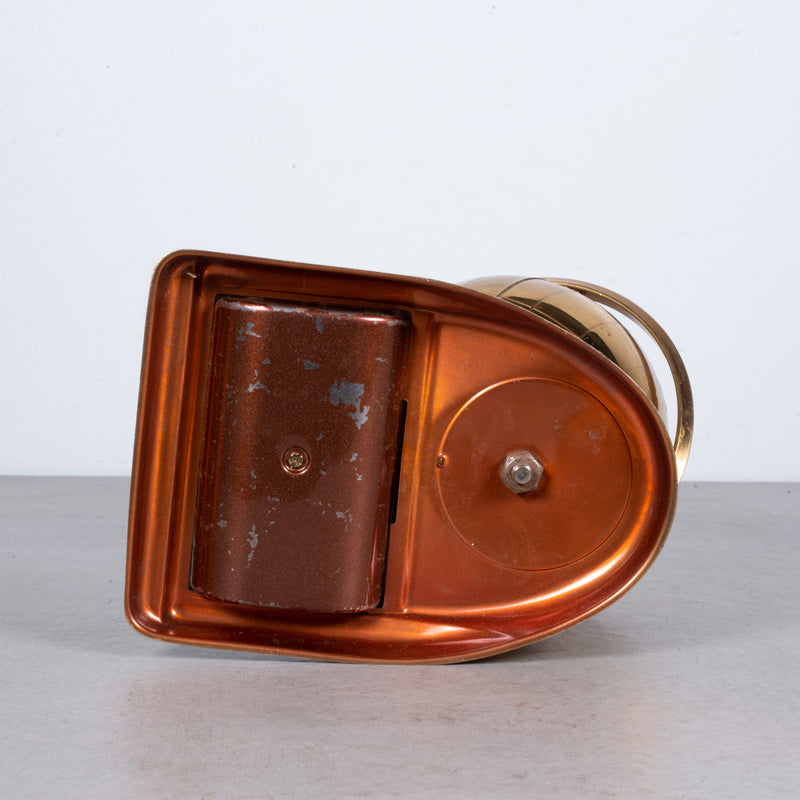 Mid-century Brass Globe Cigarette Holder and Ashtray/Coin Dish c.1960