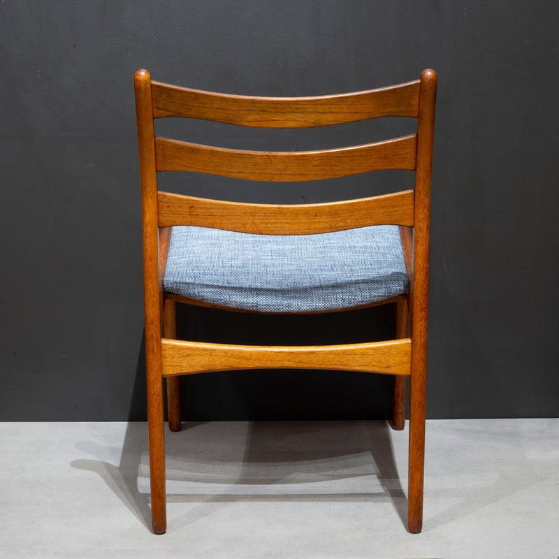 Mid-century Reupholstered Danish Teak Dining Chairs c.1960