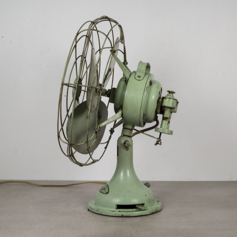 Vintage A.C. Electric Oscillating Fan c.1950
