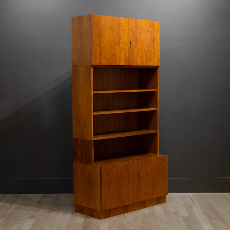 Mid-century Rosewood Modular Wall Unit Designed by Georg Satink for WK Mobel c.1950