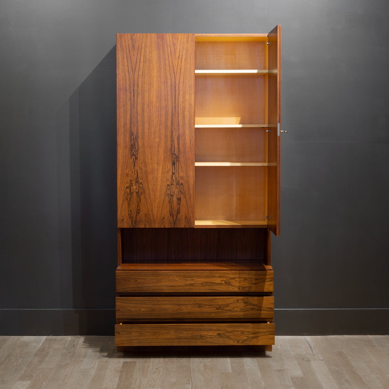 Mid-century Rosewood Modular Wall Unit Designed by Georg Satink for WK Mobel c.1950