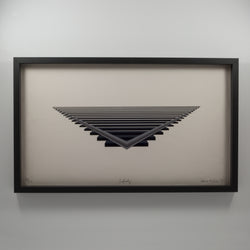 Limited Edition Screen Print "Infinity" by Patrick Hughes c.1976