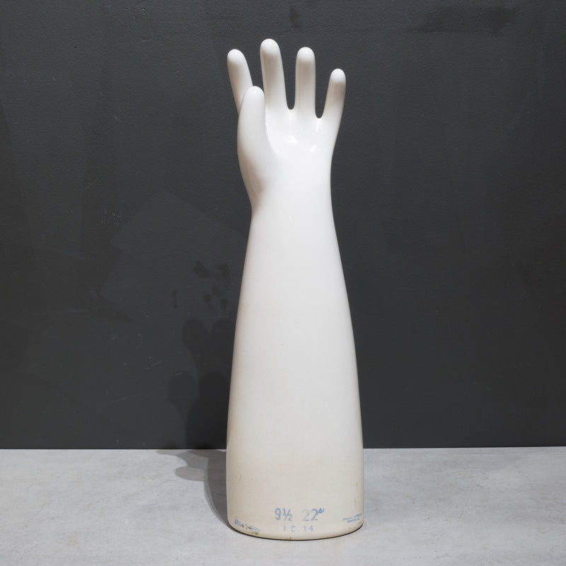 Extra Large Vintage Glazed Porcelain Rubber Glove Molds c.1980-Price per piece