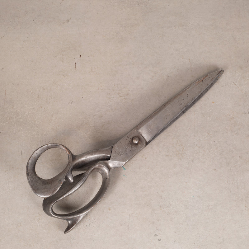 Large Antique Cast Iron Upholstery Shears c.1920