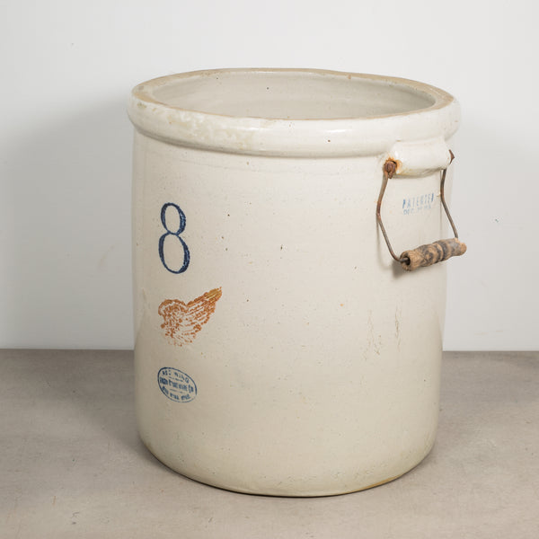 Ceramic 8 Gallon Crock by Red Wing Union Stoneware Company c.1915