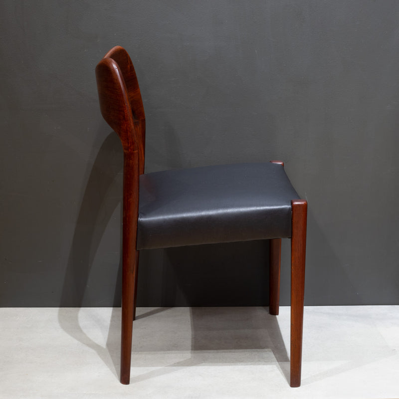 Mid-century Arne Hovmand-Olsen Rosewood and Leather Dining Chairs c.1960