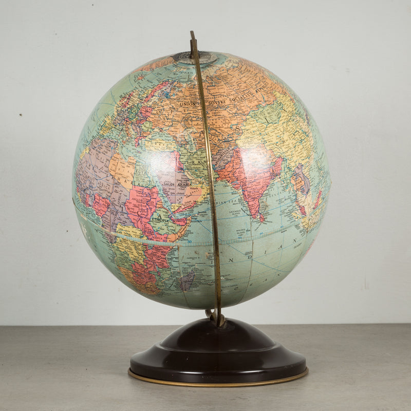 Antique Replogle 10" Standard Globe c.1949