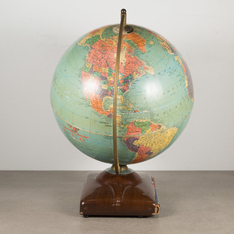 Replogle Standard Globe with Atlas c.1961-1964