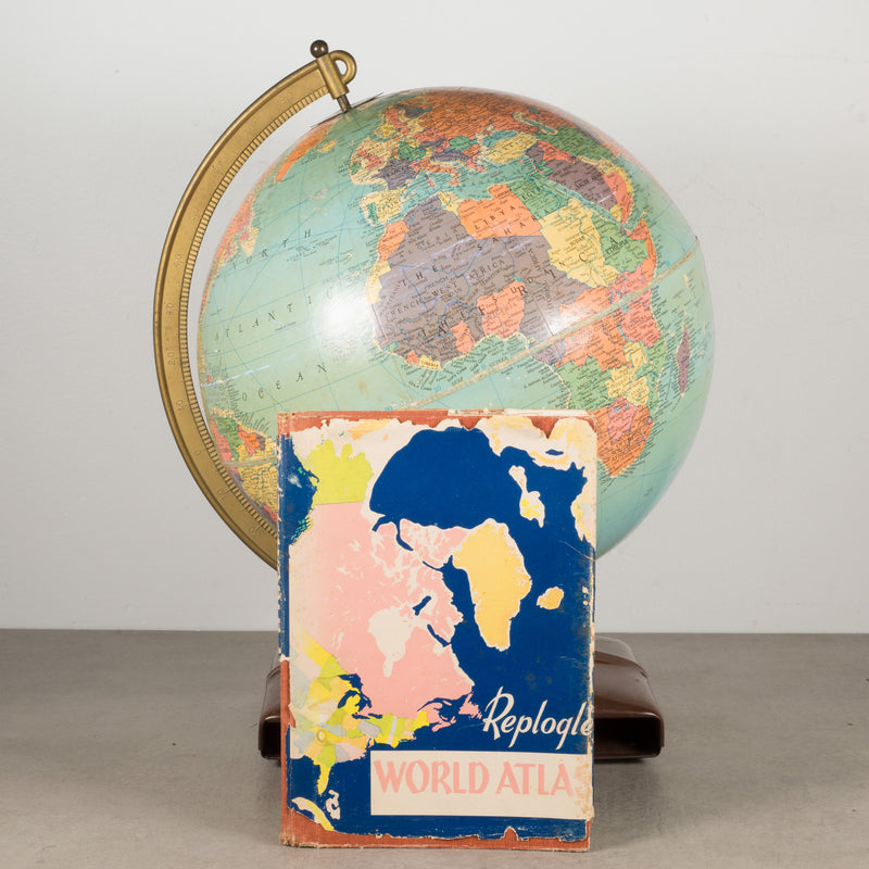 Repugle Replogle Standard Globe with Atlas c.1961-1964 | S16 Home