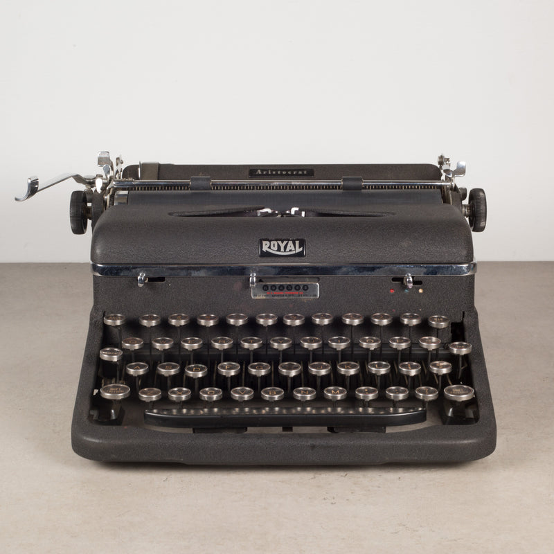 Antique Refurbished Royal Aristocrat Typewriter c.1939