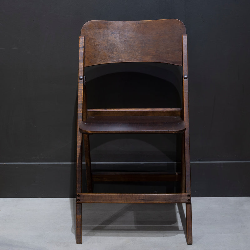 Set of Early 20th c. Wooden Folding Chairs c.1930