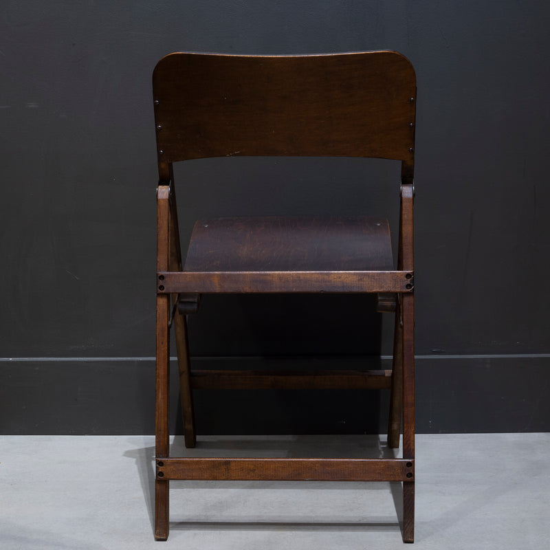 Set of Early 20th c. Wooden Folding Chairs c.1930