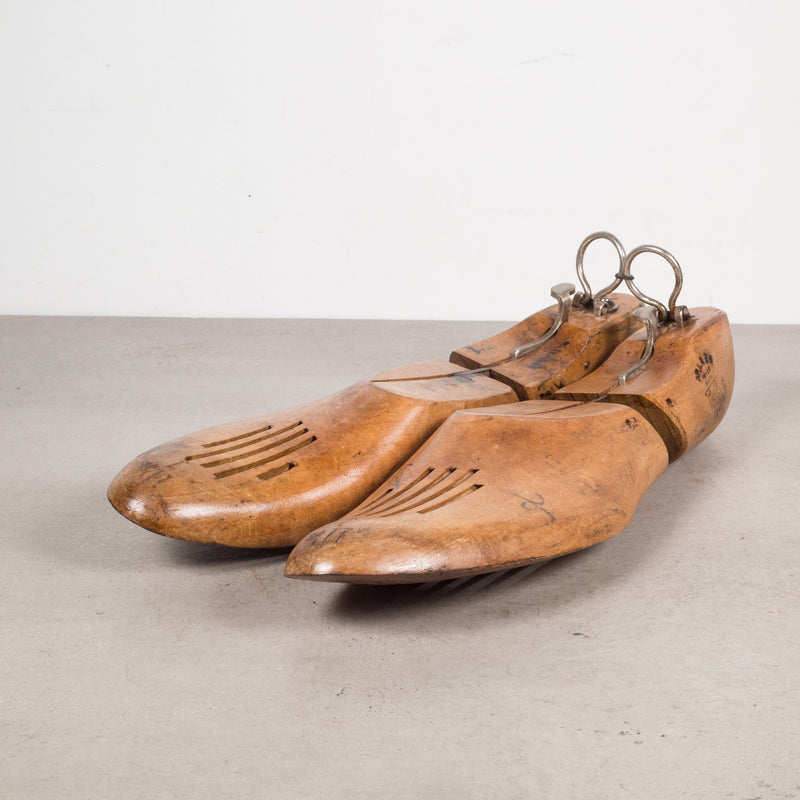 Pairs of Antique Wooden Shoe Forms with Handles c.1920-7 Pairs Available