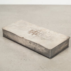 Monogrammed Silver Box "RAG" c.1950