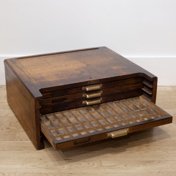 American Multigraph Sales Co. Printer's Typeset Cabinet c.1920 | S16 Home