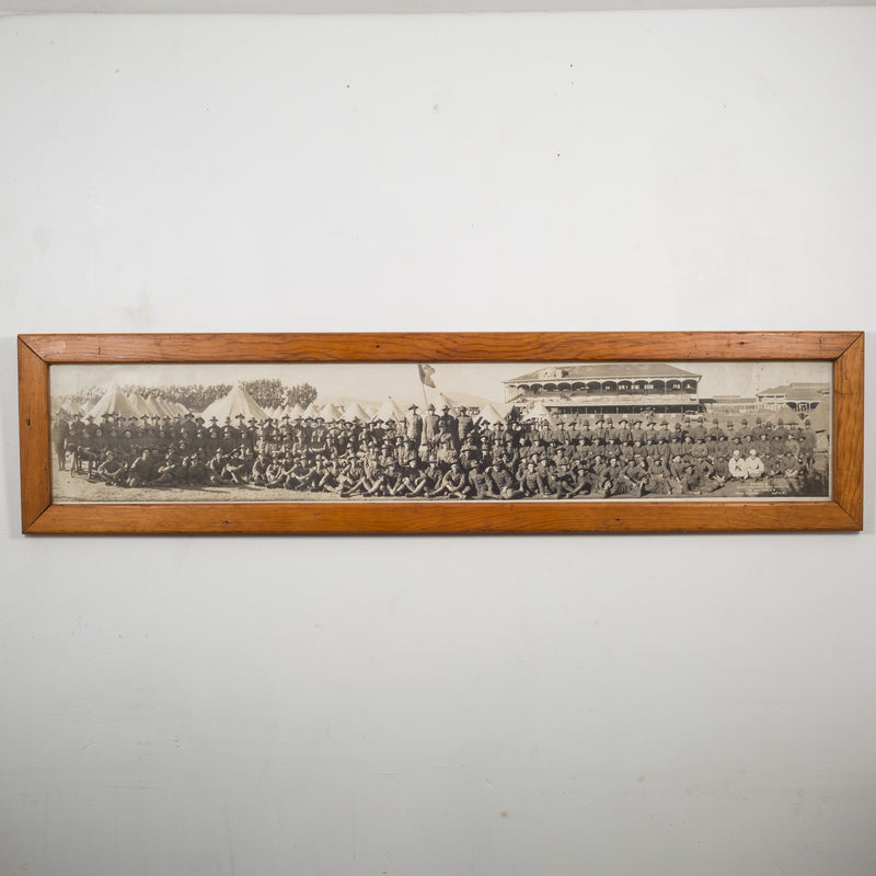 Early 20th c. "Camp Tanforan, The Grizzlies" Panoramic Photo c.1917