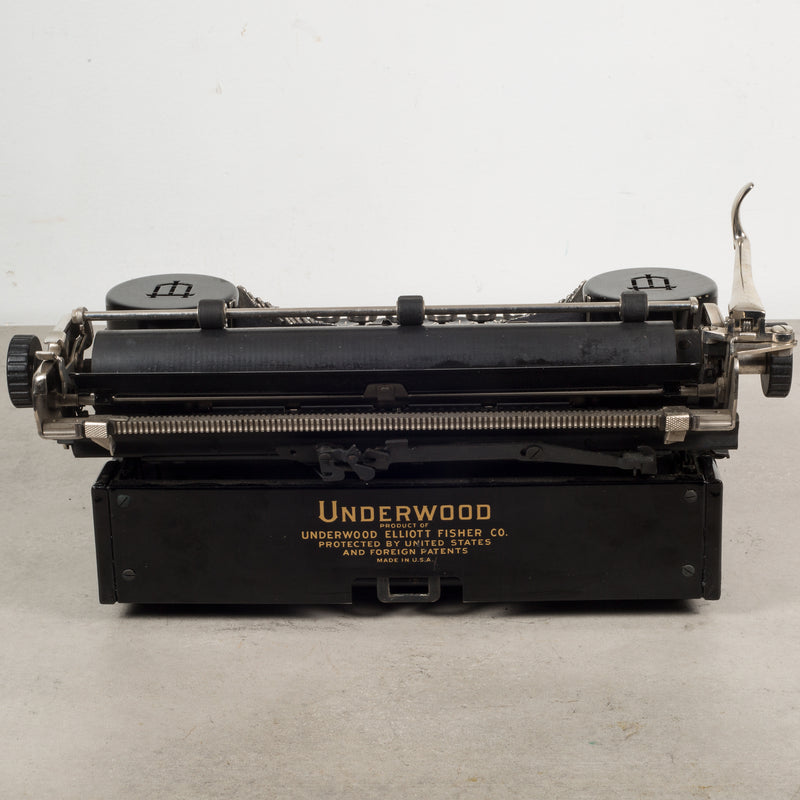 Antique Underwood Universal Portable Four Bank Typewriter c.1935