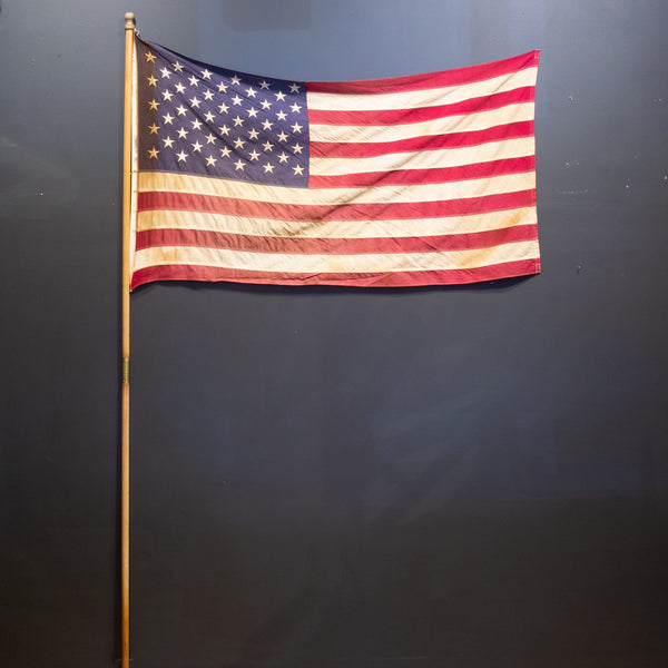 Early 20th c. American Flag with 48 Stars c.1940-1950