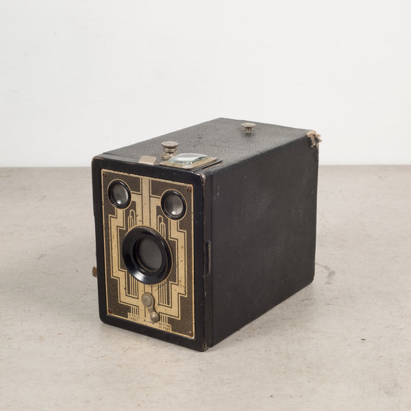 Mid-century Leather Box Camera c.1950