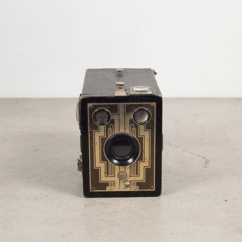 Mid-century Leather Box Camera c.1950