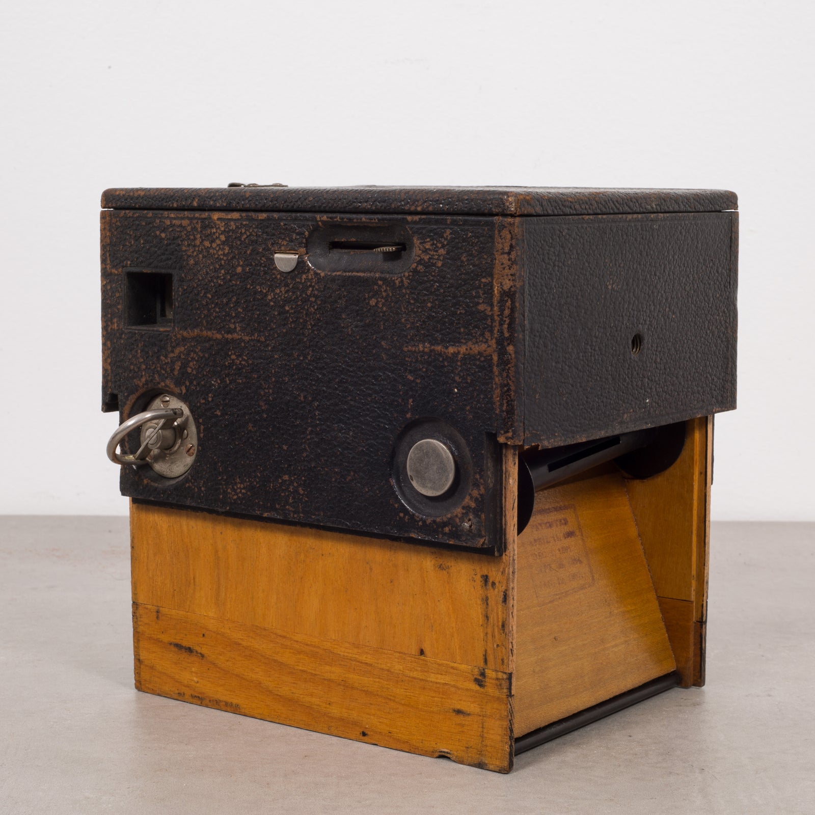 フィルムカメラ イーストマンコダックカンパニー ケース付き Antique Leather Box Camera c.1890 | S16 Home