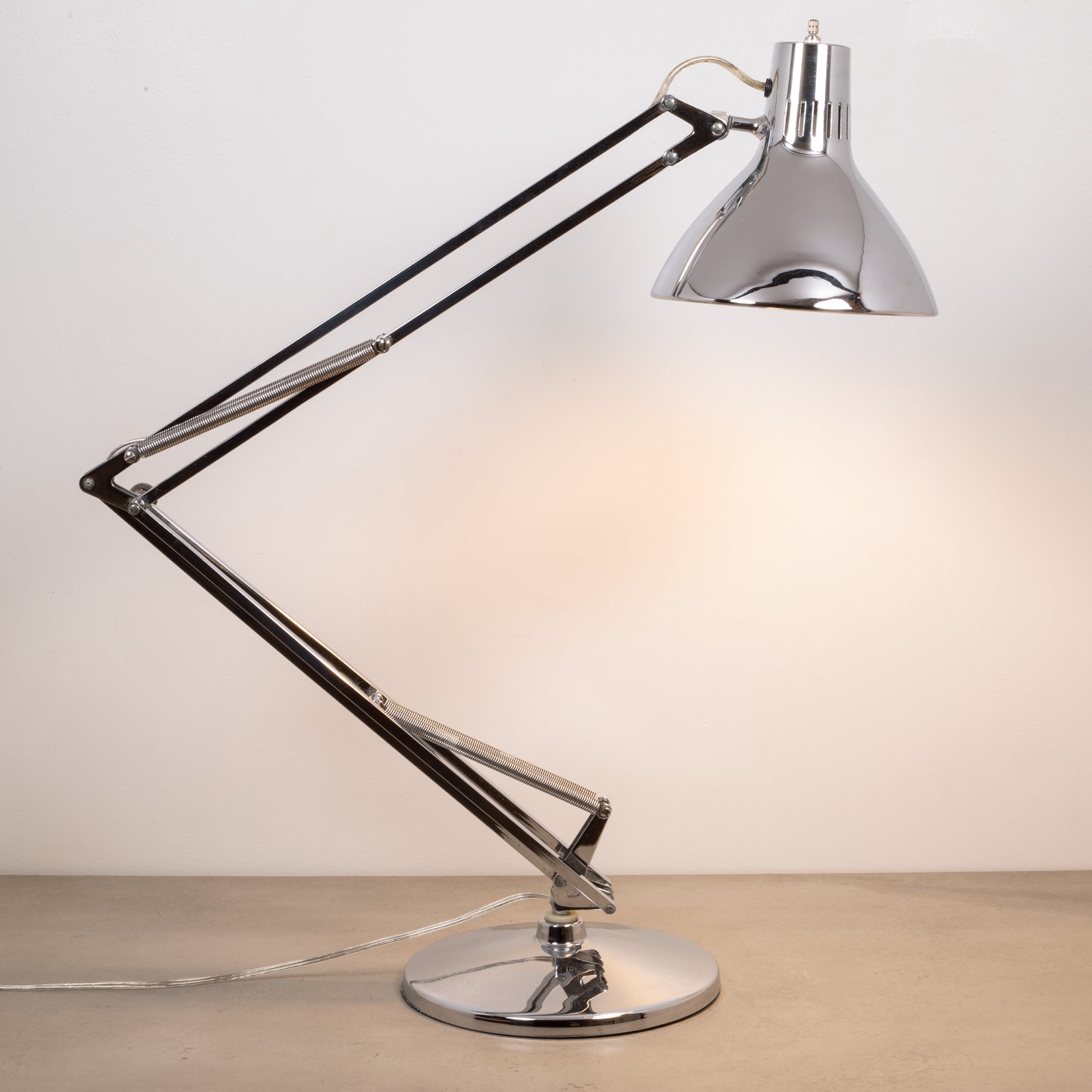 Midcentury Luxo Articulated Chrome Desk Task Lamp 1960s | S16 Home