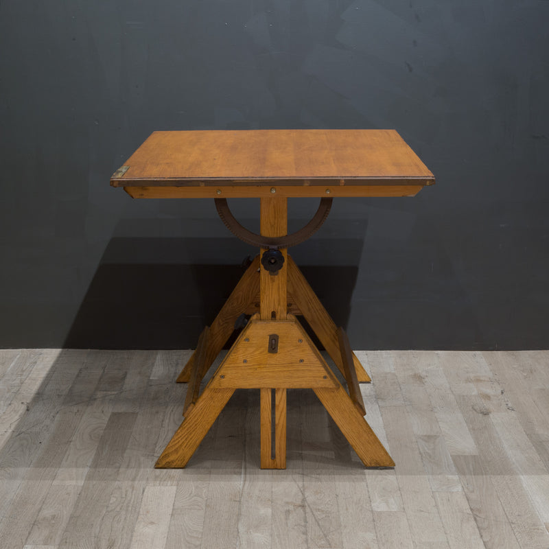 Adjustable Dining/Desk Drafting Table c.1950-1960