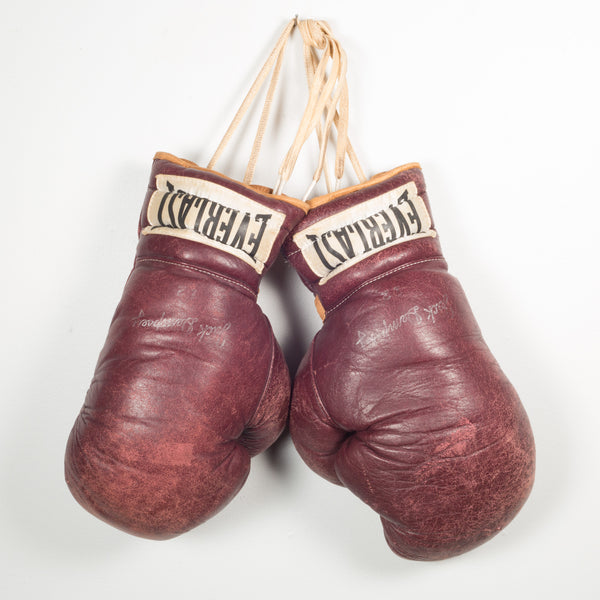 everlast handschuhe Vintage Leather Everlast Boxing Gloves c.1960
