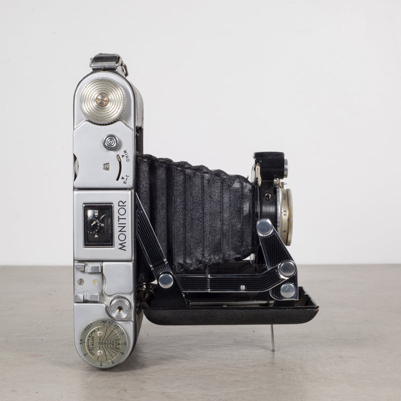 Antique Kodak "No. 1 Supermatic" Folding Camera and Leather Case c.1930