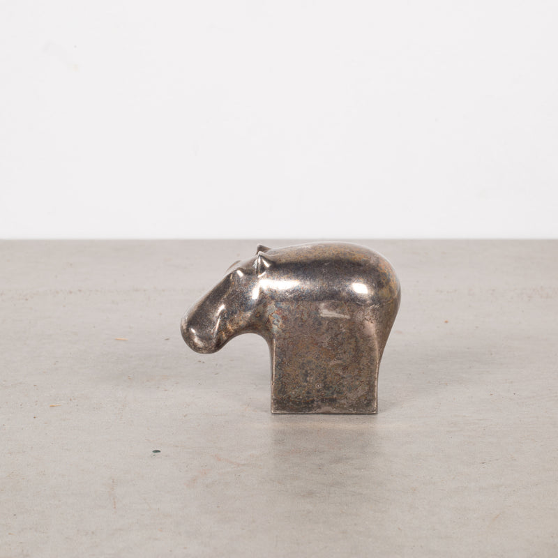 Silver Plated Hippo by Dansk