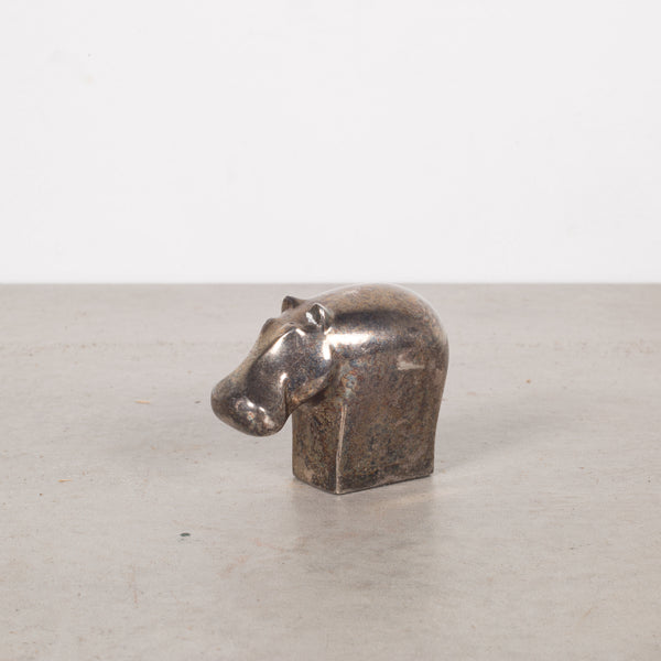 Silver Plated Hippo by Dansk