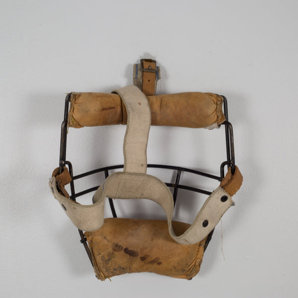 Steel Wire and Leather Catcher's Masks by Wilson c.1930