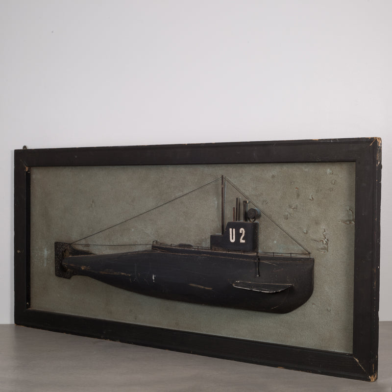 Rare Submarine Half Hull c.1940