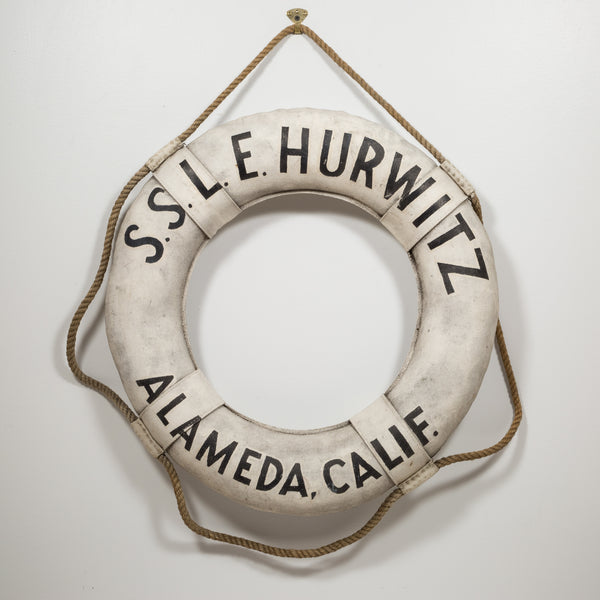 Early 20th c. S.S.L.E Hurwitz Alemeda Calif. Life Perserver c.1940