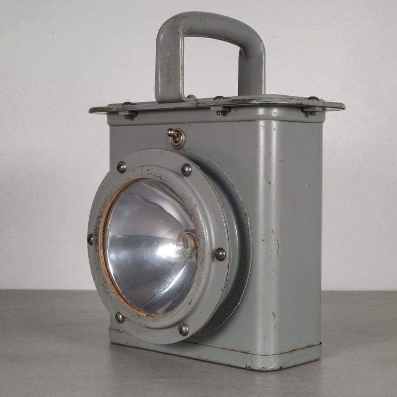 World War Era U.S. Navy Ship Lantern Light c.1940s