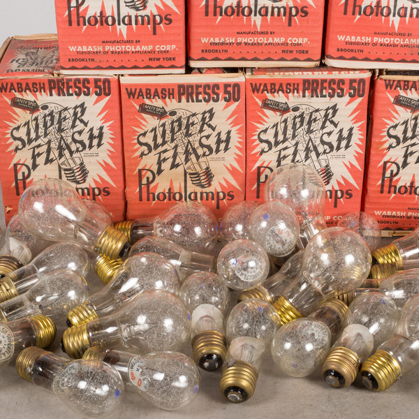 Collection of Super Flash Photolamps c.1940