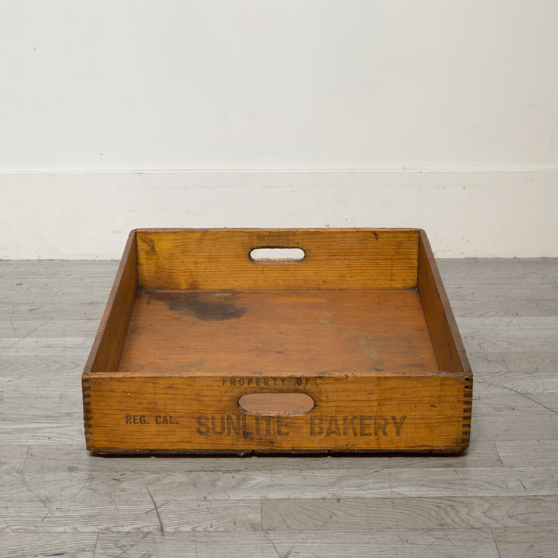 Early 20th c. Wooden Baker's Bread Tray c.1930