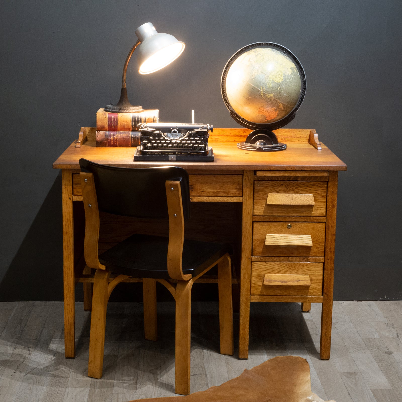 Early 20th c. Oak Writing Desk c.1940 | S16 Home