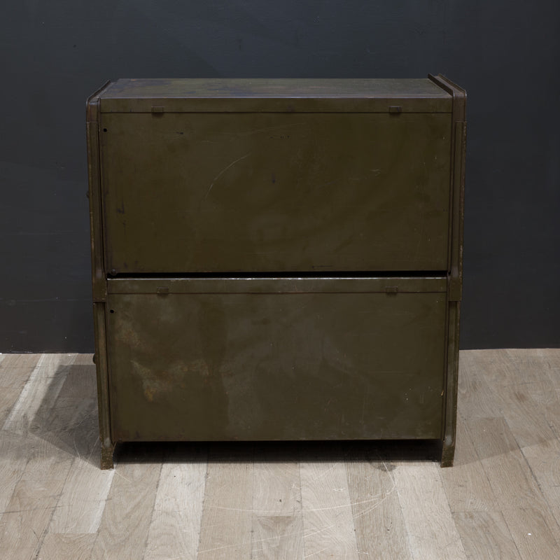 Antique Industrial "Y and E" Modular Steel File Cabinet c.1940